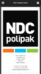 Mobile Screenshot of ndcpolipak.com